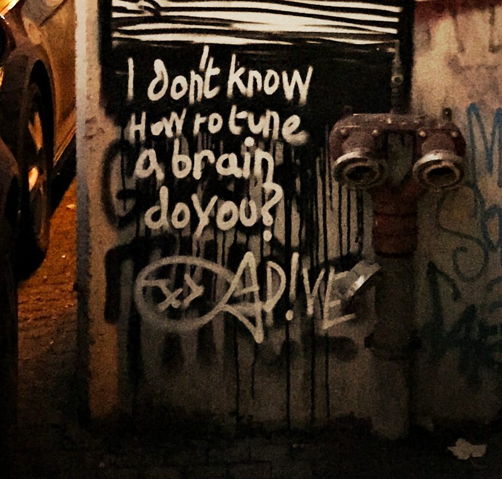 I don't know how to tune a brain. Do you?